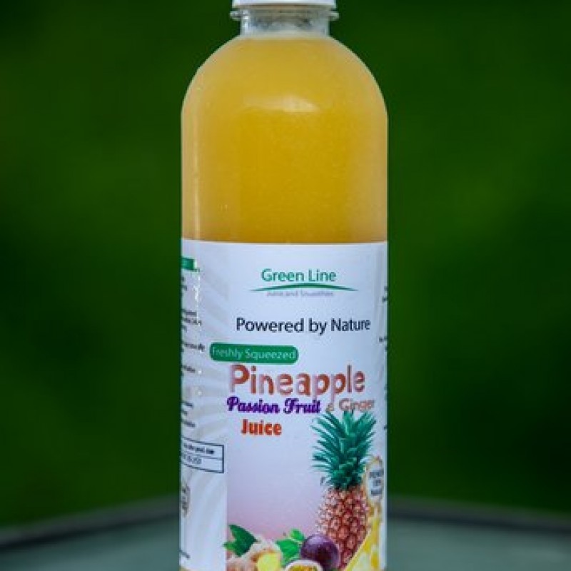 pineapple & ginger mix(with passion fruit)